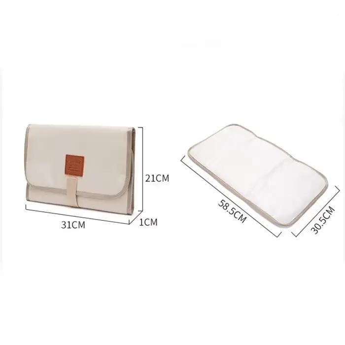 Tapis à langer imperméable à l'eau, tapis de jeu pour bébé, Portable, pliable, lavable, Compact, voy