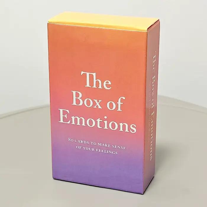 10,3*6 cm La boîte des émotions - 80 cartes pour rendre le sens des vos sentiments