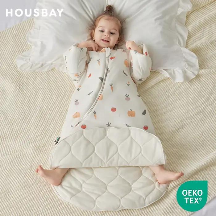 Sac de couchage pour bébé de 0 à 24 mois, avec manches amovibles, couverture Anti-coup de pied, sacs