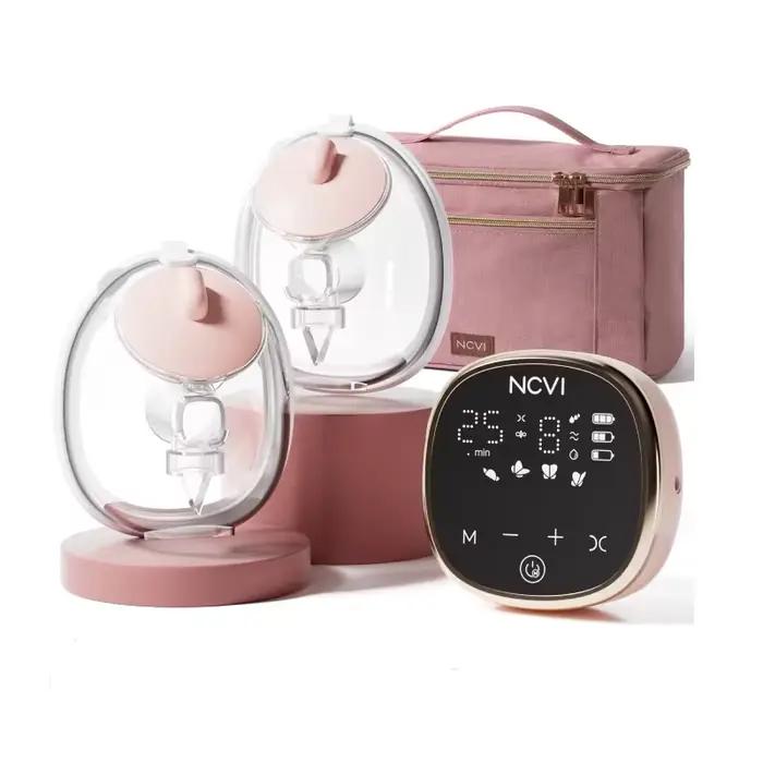 Tire-lait électrique NCVI, avec tasses portables, 4 modes, 9 niveaux, silencieux et rechargeable pou