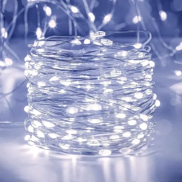 Guirlande lumineuse à 10/20/30/50/100led, alimentée par batterie, fil de cuivre, éclairage de vacanc
