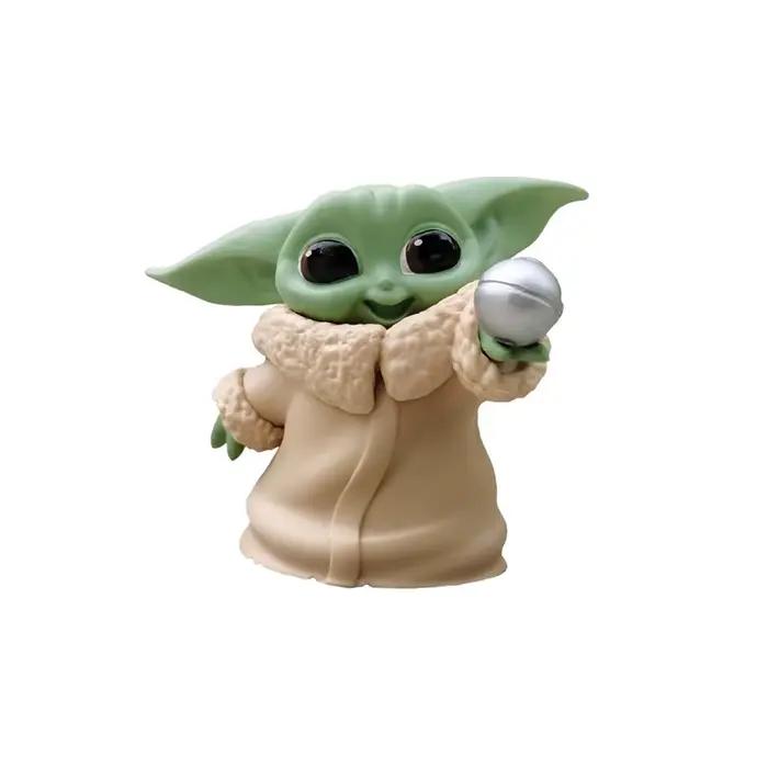 5 pièces Star Wars jouet maître bébé Yoda dark PVC figurine Anime figurines Collection poupée Mini j