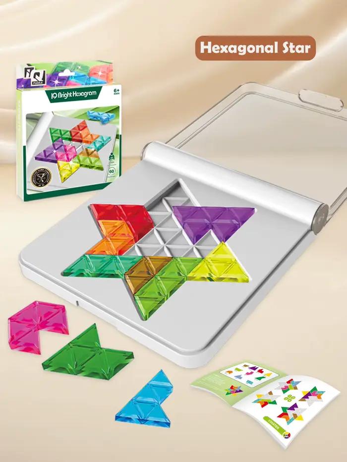 Jouets de puzzle. Entraînement à la pensée logique, jeux de table amusants, formes multiples, couleu