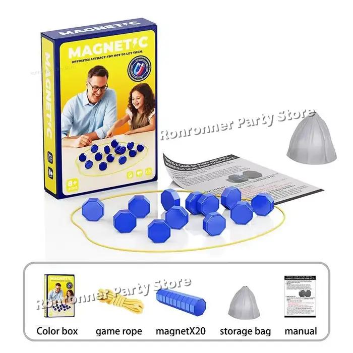 Jeu de société magnétique, jeu de pierres magnétiques interactif, jeu de stratégie pour la famille,