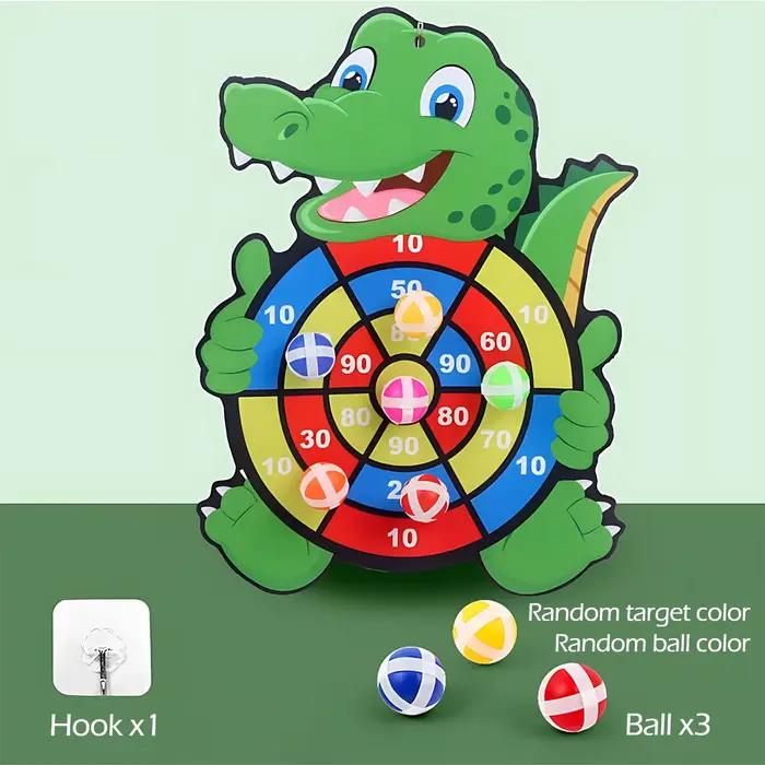 Jeu de fléchettes pour enfants de 3 à 7 ans, jouet pour bébé, balle collante, sports d'intérieur, Mo