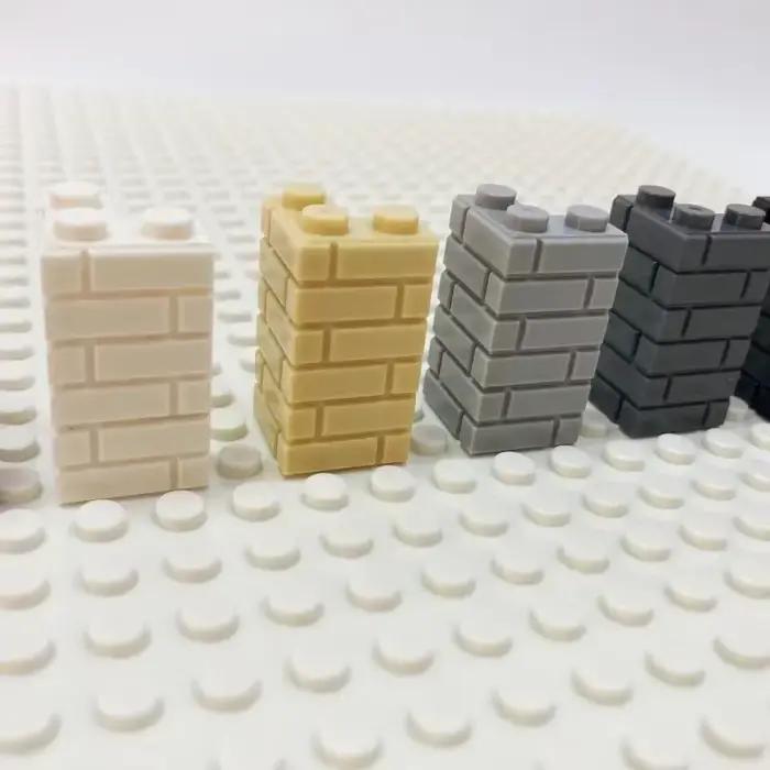 120 pièces bloc de Construction Simulation ville mur brique bloc de Construction modèle accessoires