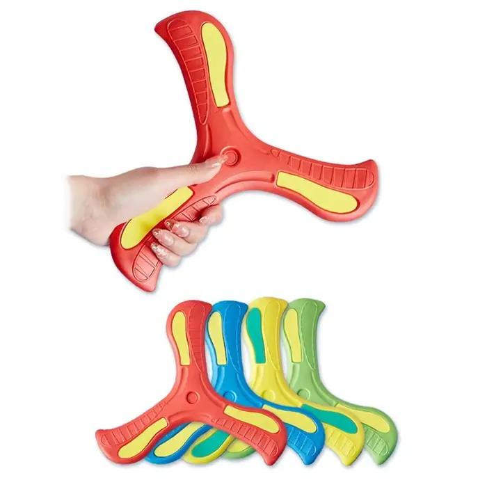 Boomerang – croix à trois feuilles douce pour enfants, jouet d'extérieur interactif pour adultes et