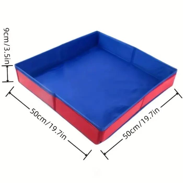 Plateau de sable Portable, bac sensoriel pliable, conteneur pour enfants en bas âge, plateau en tiss