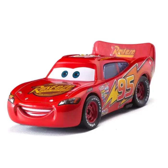 Voitures Disney Pixar, jouet Lightning McQueen Jackson Storm Mater Sally Sheriff 1:55, modèle de voi