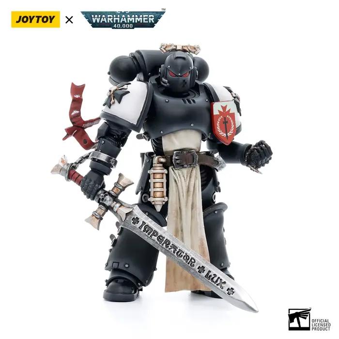 Figurines d'action JOYTOY Warhammer 40K 1/18, Templiers noirs, le champion de l'empereur, collection
