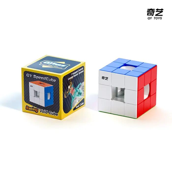 QiYi Cube magique vitesse vide Cube creux magnétique UV Puzzle M 3x3 anti-stress jeu de puzzle jouet