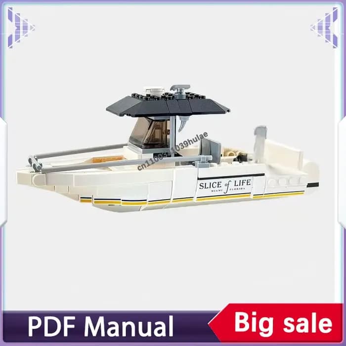 Ensemble de blocs de construction Dexter Slice of Life, accessoires de décoration pour yacht, brique