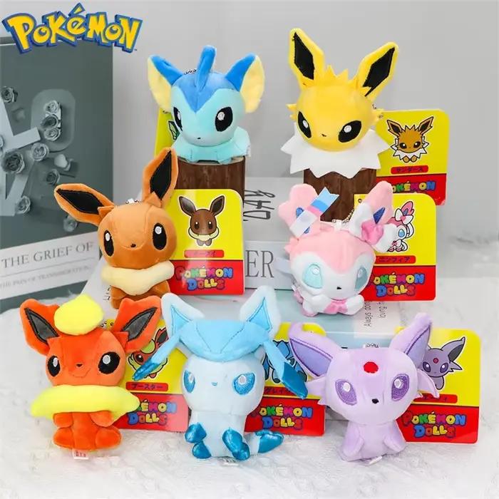 Eevee Umbreon Sylveon Espeon Vaporeon jouets en Peluche porte-clés Sylveon Espeon Duskull Haunter Fl