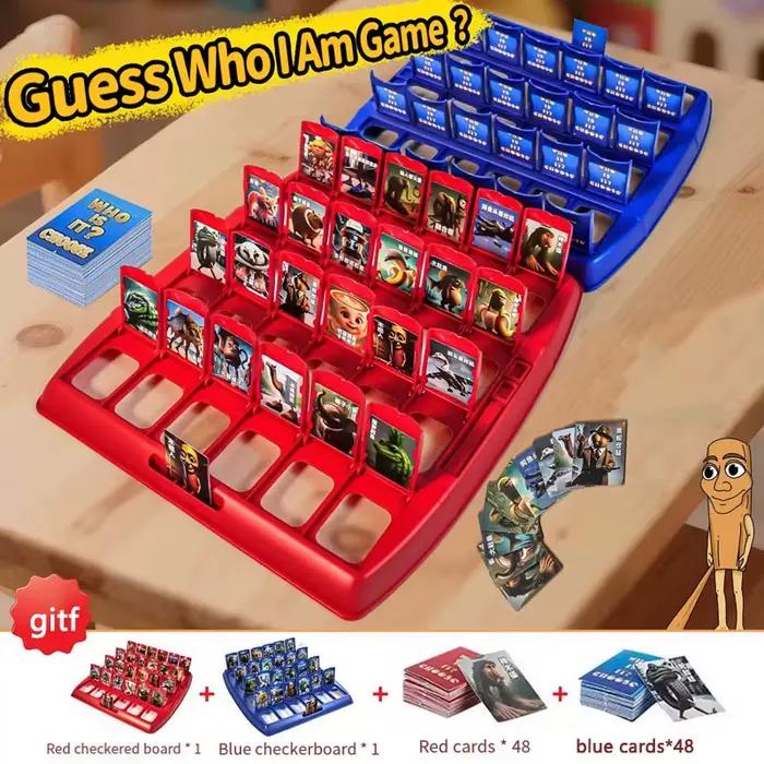 Brainrot italien devinez qui je suis jeu de cartes de Puzzle Tung Tung Sahur Tralarero Tralala jeu d