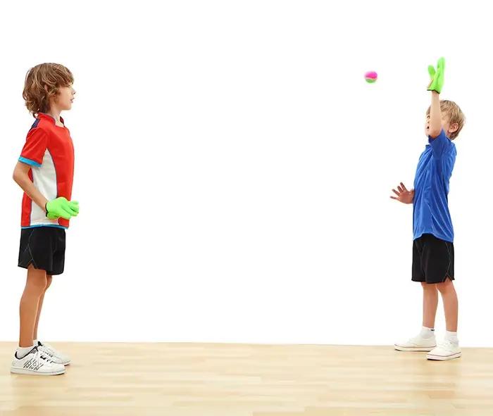 1 ensemble enfants ventouse balle collante jouet Sports de plein air attraper balle jeu ensemble lan