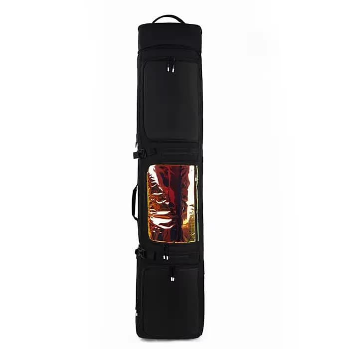 Sac de ski avec roulettes et bretelles, sac de snowboard pour sports d'hiver, sac de transport pour