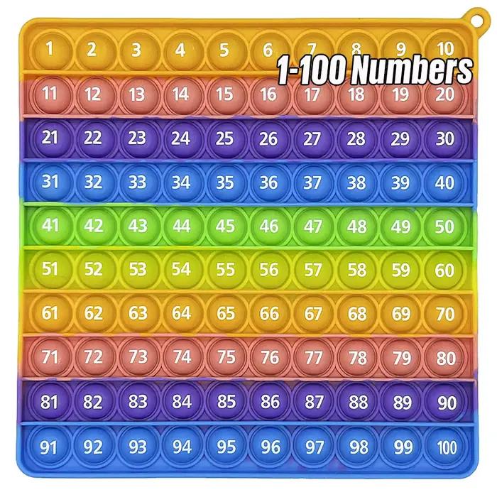 Apprendre 1-100 chiffres chiffres chiffres jouets de comptage jeux de mathématiques, manipulateurs d