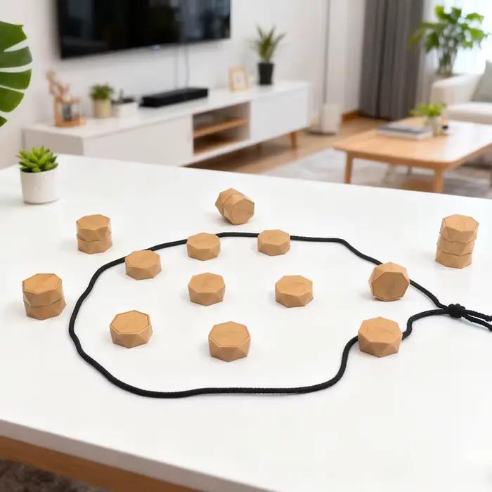 Jeu d'échecs magnétique 33 MM, plateau magnétique interactif Portable, stratégie familiale pour enfa