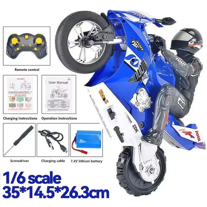 1/6 RC moto voitures Rc auto-stable équilibre debout sur une roue course compétitive dérive cascadeu