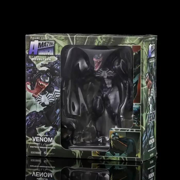 AMAZING YAMAGUCHI Venom Carnage Spider Man légendes figurine commune mobile visage Statue modèle pou
