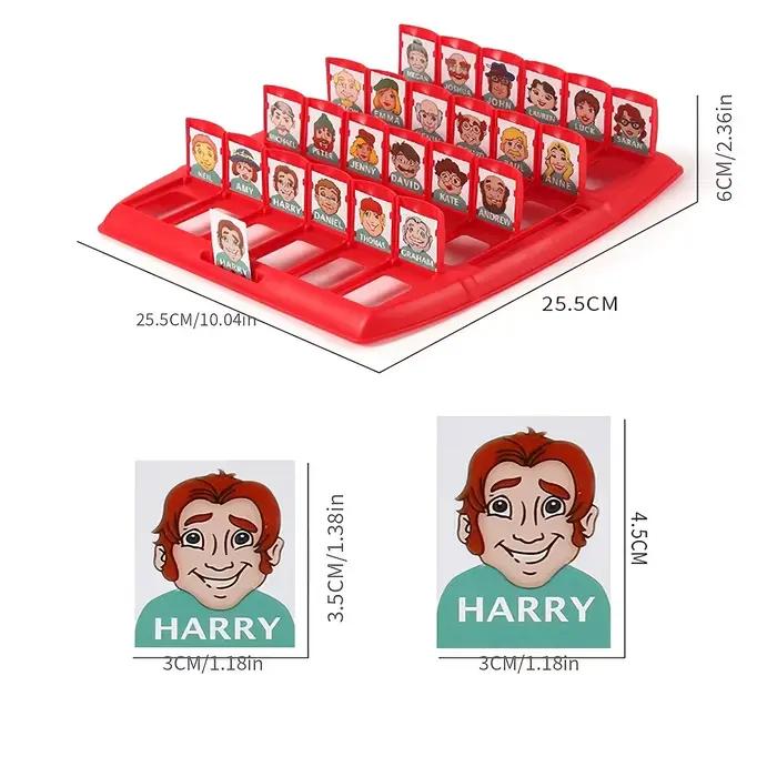 Jeu de Puzzle devinez qui je suis pour deux personnes, plateau Portable interactif, jeu de société a