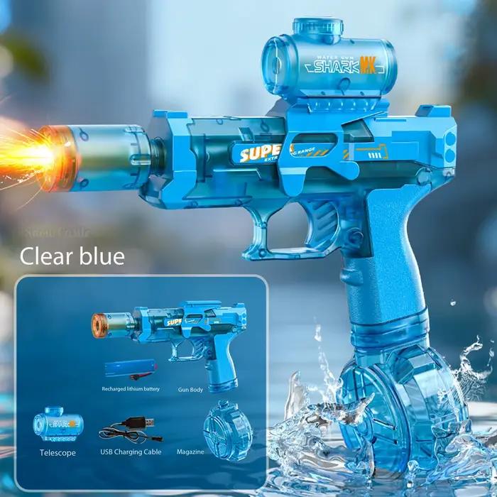 Nouveauté 2026 Pistolet à eau électrique à pulvérisation rapide, jouet d'été pour enfants, pour les