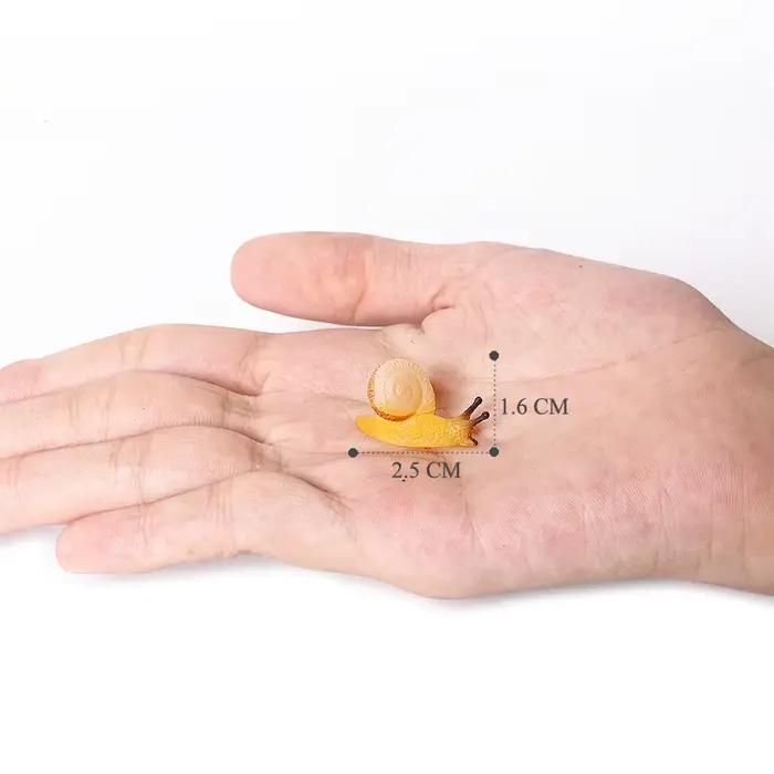 Cycle de vie réaliste d'un modèle d'escargot, fournitures de cadeaux de fête, décoration de gâteau,