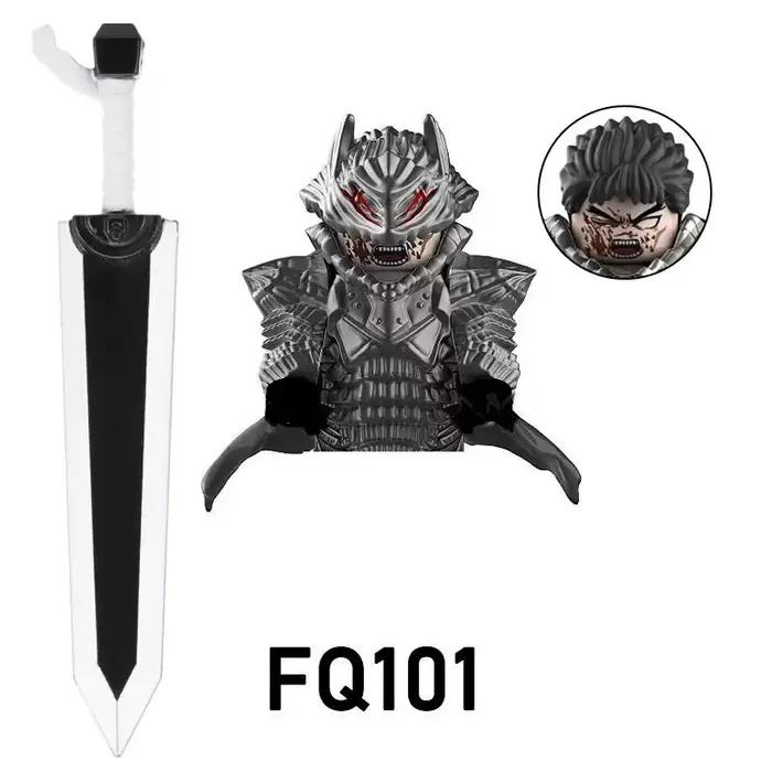 GP103 nouveaux chevaliers médiévaux assembler briques compatibles Berserk Guts Puzzle figurines d'ac