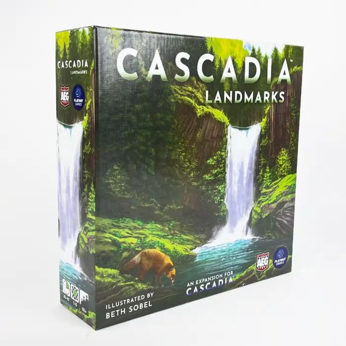 Jeu de société – Cascadia : Landmarks Big Box Deluxe Edition | Extension de jeu de stratégie | N