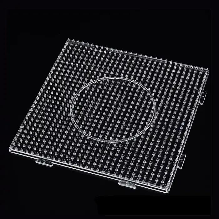 2.6mm/5mm Perler perles carré panneau perforé 3D Puzzle Juguetes pour Hama perle jouets éducatifs po