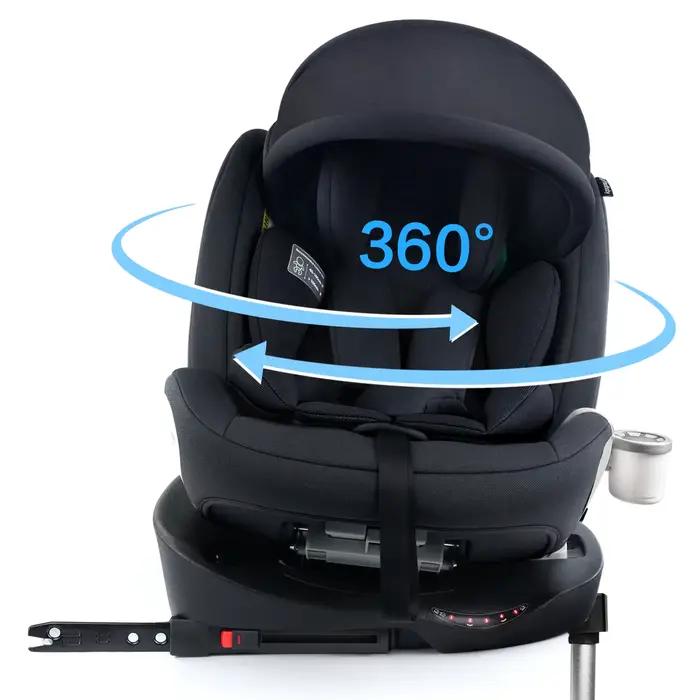 Sièges auto pour enfants avec rotation à 360° ° Système ISOFIX rotatif pour bébé, ceinture de sécu