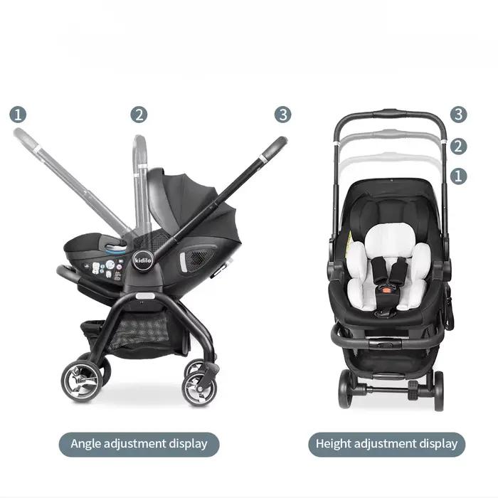 Poussette Portable pour bébé, siège de sécurité pour voiture, panier de couchage multifonction pour