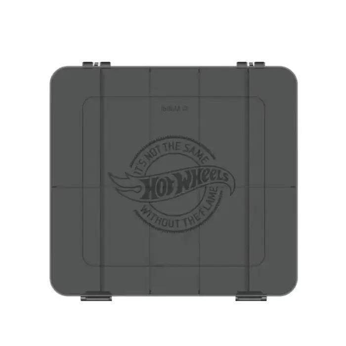 Hot Wheels – boîte de rangement de voiture en plastique 1/64, pour modèle de chariot, jouet de class