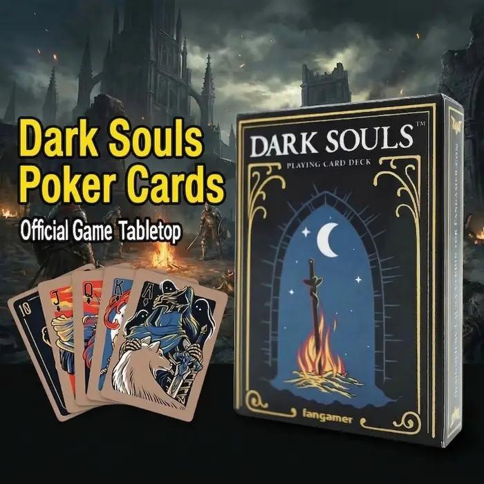 Cartes de poker Dark Souls pour les fans de jeux, divertissement quotidien, présentation de fête, co