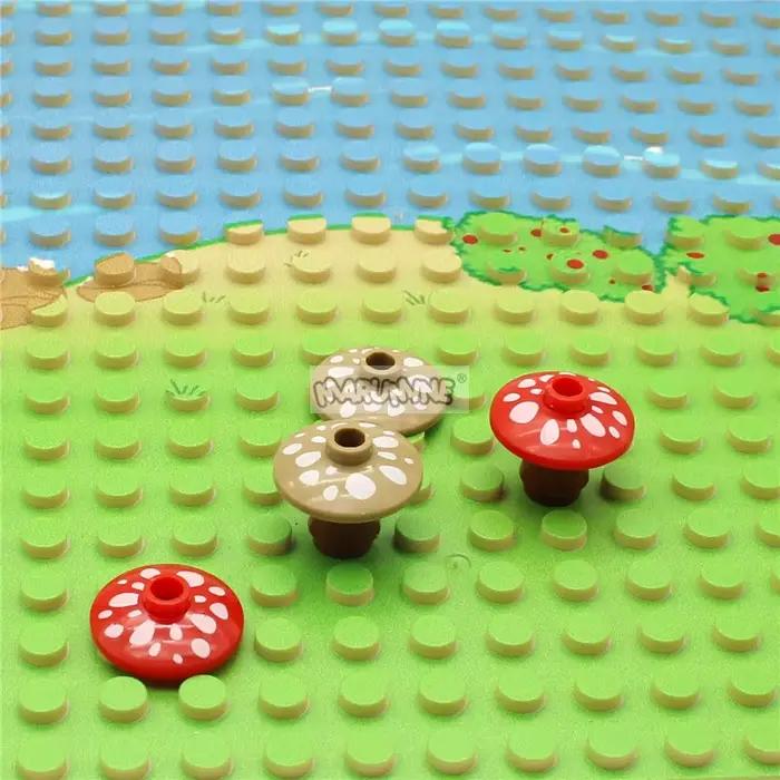 Marumine 40 pièces MOC briques champignon 12992 blocs de construction champignon 59900 4740 plante p
