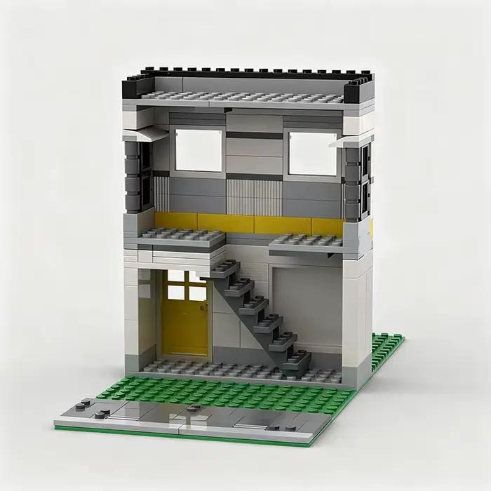 182 pièces de construction modulaire, enceinte modulaire MOC, blocs de construction modulaires perso