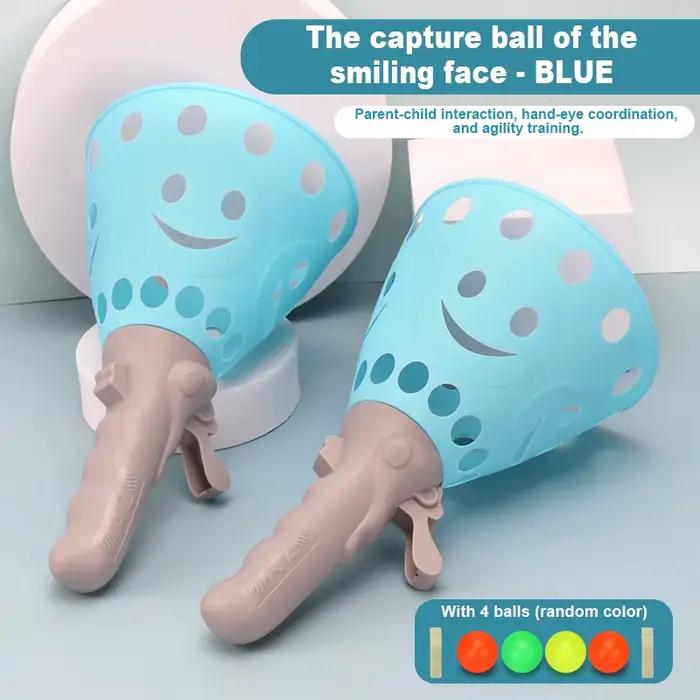 Activités de jeu d'intérieur et d'extérieur pour enfants, jeu de balle Pop-Pass-Catch avec 2 paniers