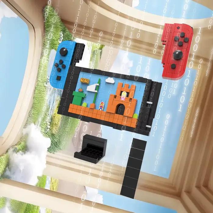 MOC – Mini Console de jeux portable, ensemble de blocs de construction pour interrupteur, contrôleur