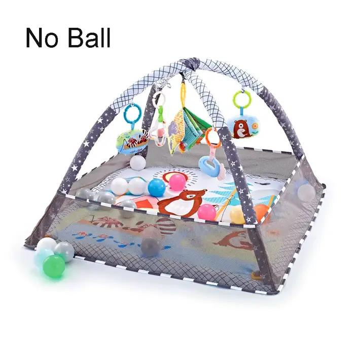 Cadre de Fitness pour bébé, couverture de jeu rampant, tapis éducatif multifonctionnel, clôture, cou