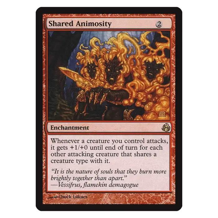 Cartes de collection TCG rares pour jeux de cartes magiques : Shared Animosity/Gauntlet of Power/Run