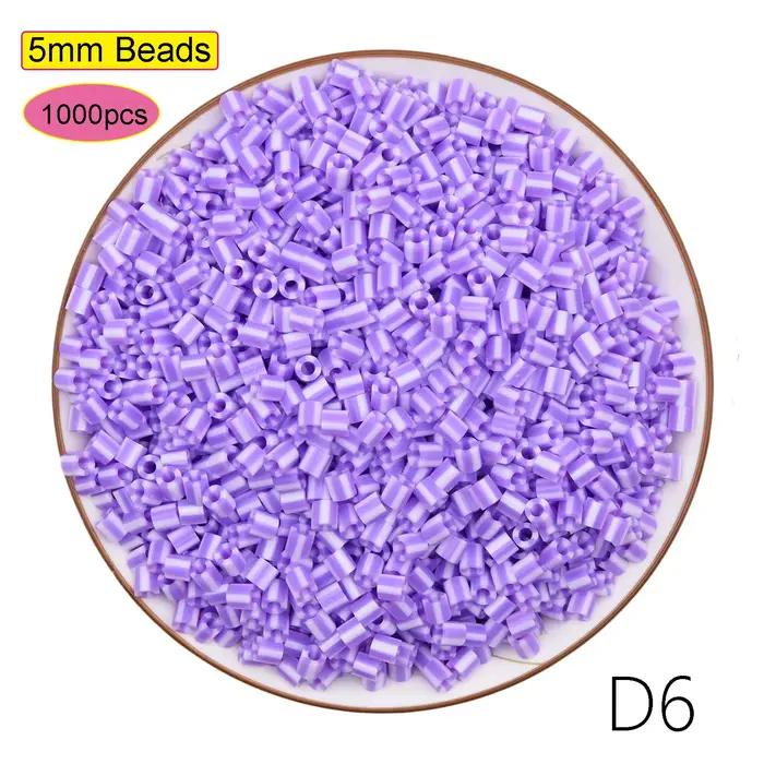 Nouvelles couleurs 1000 pièces/paquet 5mm Hama perles Puzzle jouets éducatifs Juguetes 3D Puzzles Pu