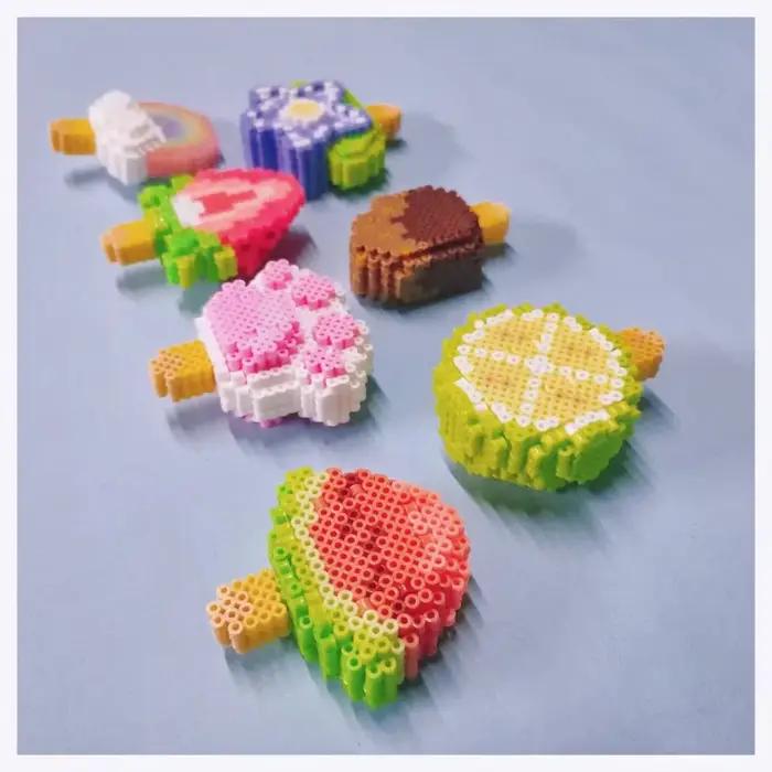 500 pièces 5mm Hama perles Perler fusible perles de fer grand enfant amusant. bricolage Intelligence