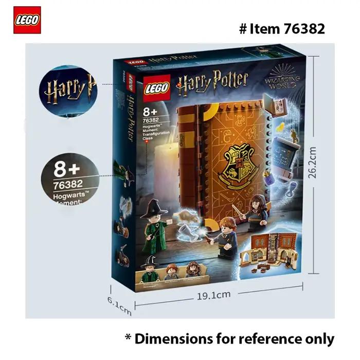 LEGO 76382 Moment des Poudlard Harry Potter : ensemble de construction de classe de transfiguration,
