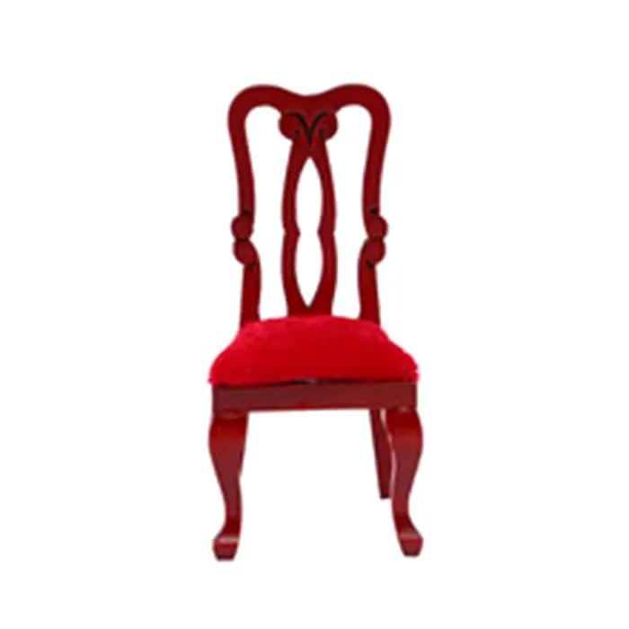 Maison de poupée modèle meubles accessoires en bois rétro Table à manger et chaises ensemble maison