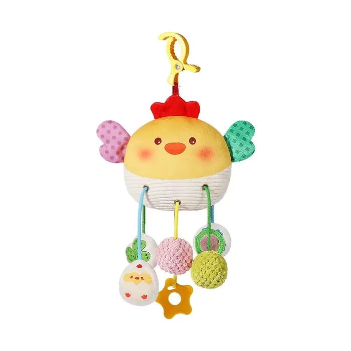 Jouets sensoriels pour bébé de 0 à 6 mois, accessoire de crabe suspendu pour berceau et siège de voi