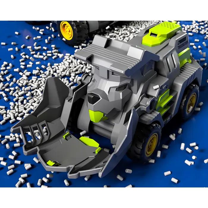 Voiture dinosaure transformée 2 en 1 : transformations automatiques pour le plaisir des enfants!