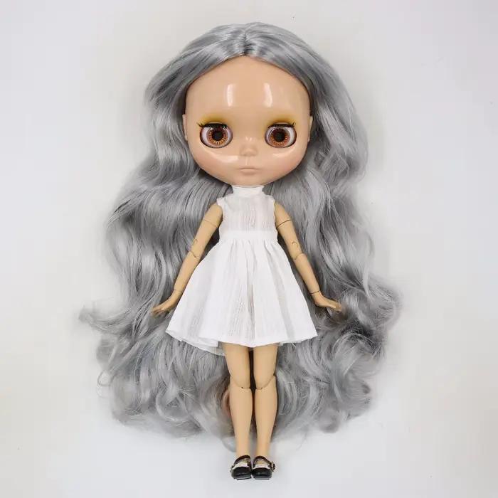 ICY DBS Blyth poupée 1/6 bjd jouet corps articulé peau bronzée poupée 30 cm visage brillant pour bri