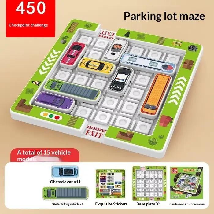 Stimulez l'intelligence de votre enfant avec le jeu de puzzle de stationnement et de labyrinthe de v