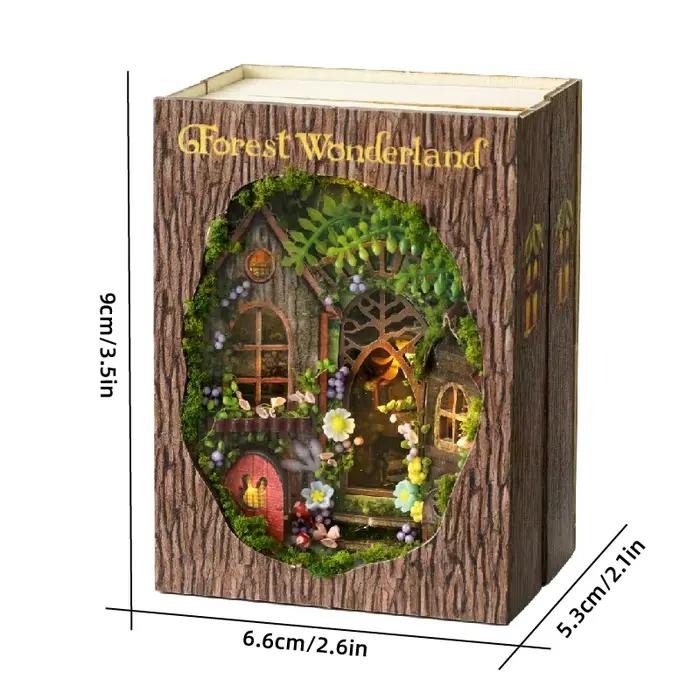 Maison de poupée Miniature en bois, Puzzle 3D, Kit de modèle de construction, jouets pour petite piè