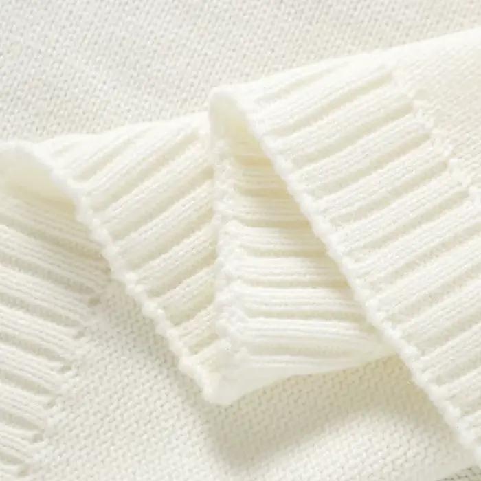 Couvertures pour bébé 90x70cm tricot nouveau-né garçons filles poussette pépinière berceau lange d'e